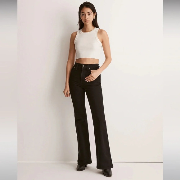 Madewell The Perfect Vintage Flare Jean in Sherborn Wash - Picture 1 of 12